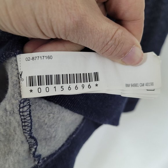 21 Men Sweatshirt Mens L Blue Long‎ Sleeve Shawl Collar Toggle Fleece Outdoor - Picture 6 of 10